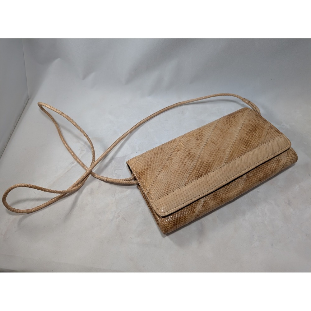 Walborg Snakeskin Clutch Evening Bag Shoulder Bag‎ Made in Philippines